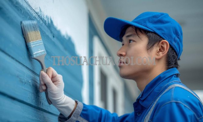 thợ sơn nhà phường tân thới nhất giá rẻ
