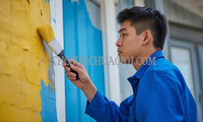 thợ sơn nhà phường thạnh lộc