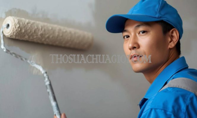 thợ sơn nhà phường thạnh lộc giá rẻ