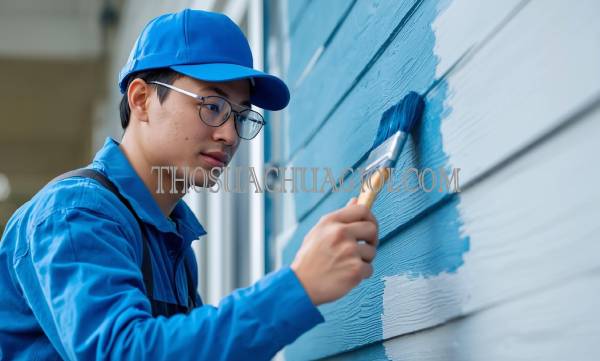 Thợ sơn nhà phường Thạnh Mỹ Lợi cũ uy tín 15 phút đến nơi