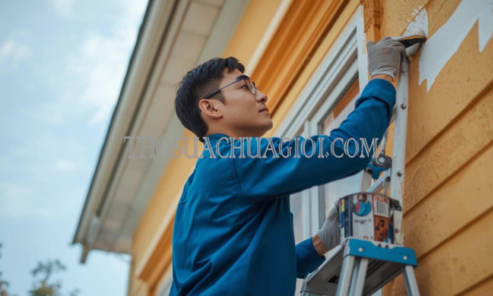 Thợ sơn nhà phường Thới An cũ giá rẻ 20 phút có mặt