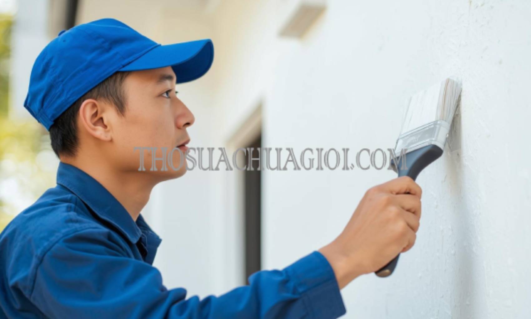 Thợ sơn nhà xã Hòa Phú cũ giá rẻ 20 phút có mặt