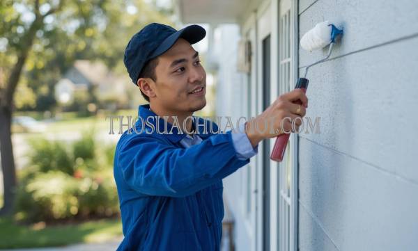 Thợ sơn nhà xã Tân Quý Tây cũ uy tín 15 phút đến nơi
