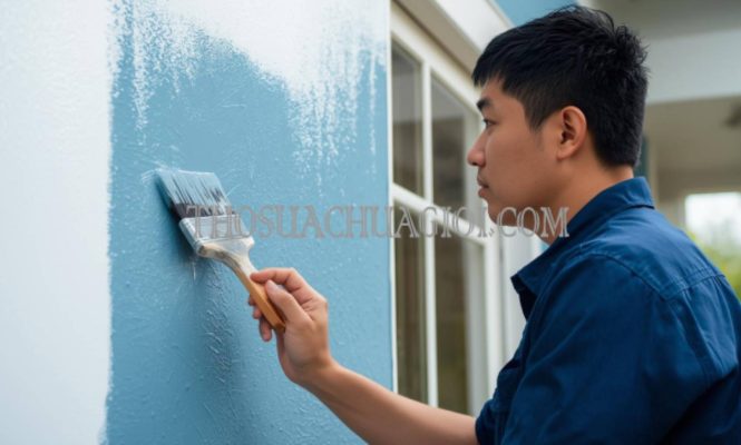 thợ sơn nhà xã thới tam thôn giá rẻ