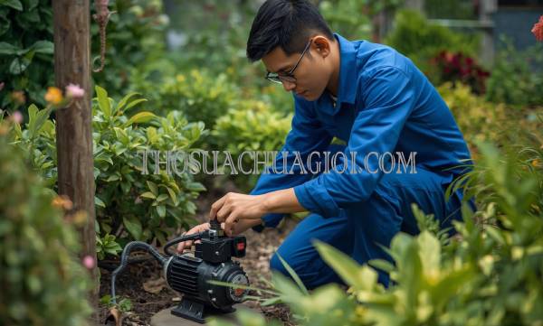 Thợ sửa máy bơm nước tại Quận 2 uy tín 15 phút đến nơi