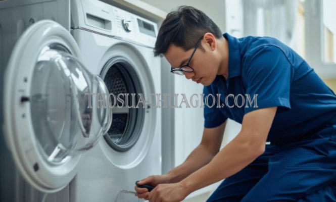 thợ sửa máy giặt chung cư hoàng anh thanh bình