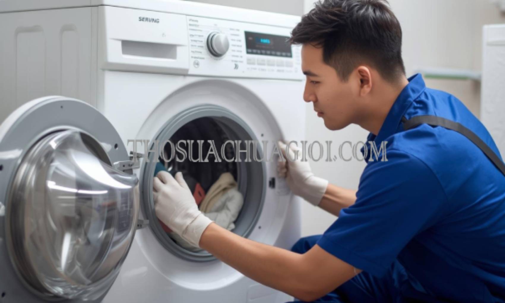 Thợ sửa máy giặt KCN Mỹ Xuân uy tín 15 phút đến nơi