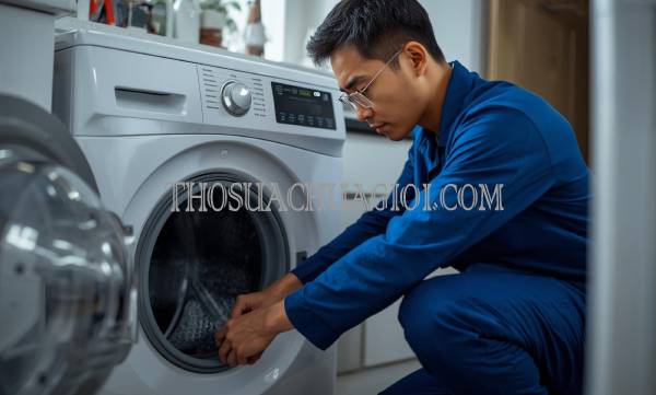 thợ sửa máy giặt tại chung cư âu cơ tower uy tín