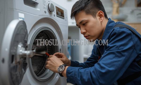 thợ sửa máy giặt tại chung cư belleza apartment uy tín