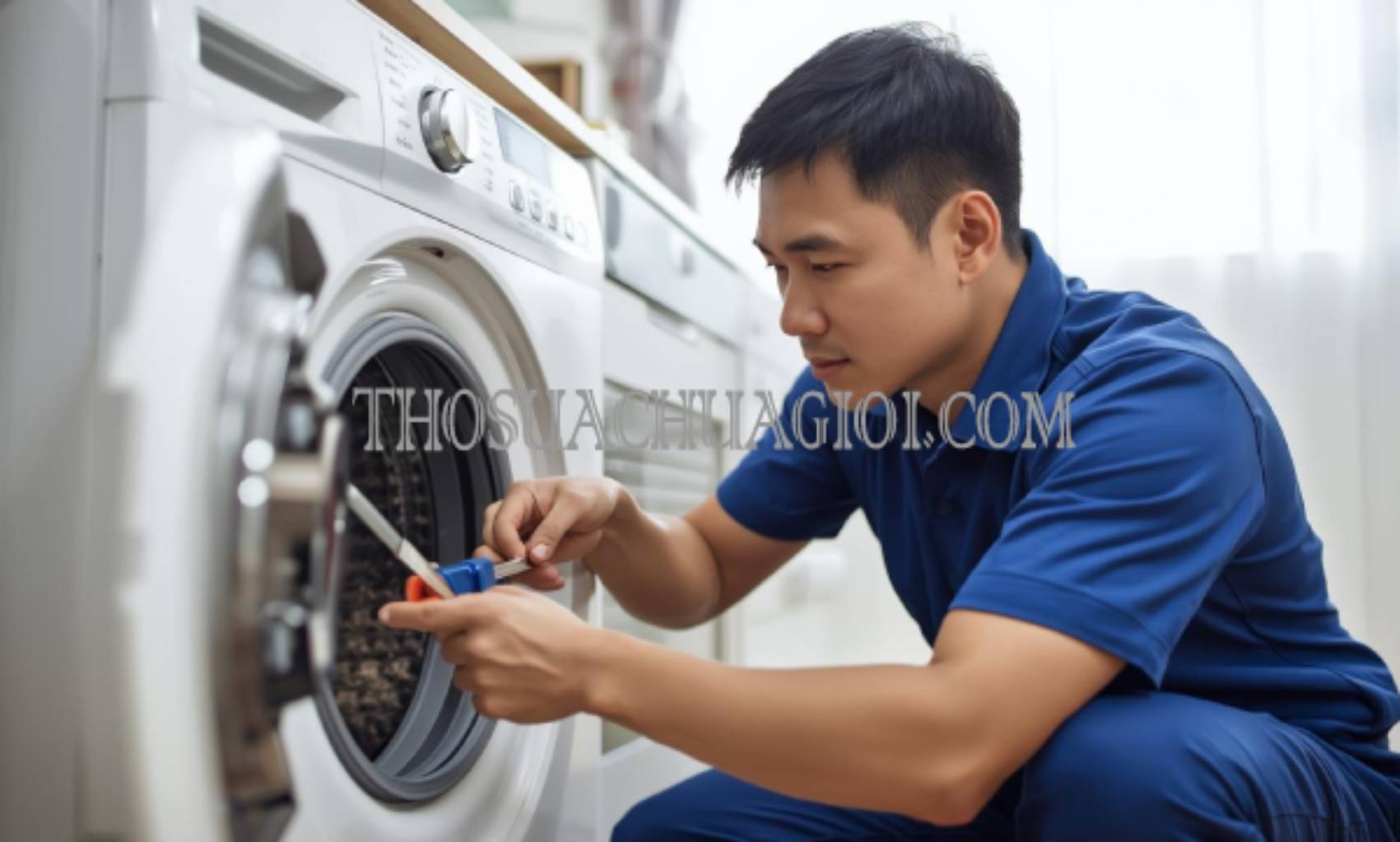 Thợ sửa máy giặt tại chung cư Đức Khải giá rẻ 20 phút có mặt