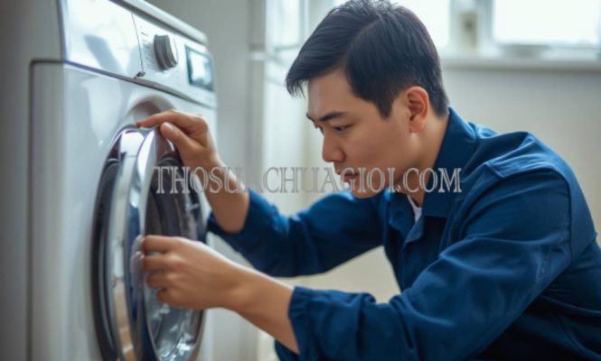 thợ sửa máy giặt tại chung cư hoàng anh gold house