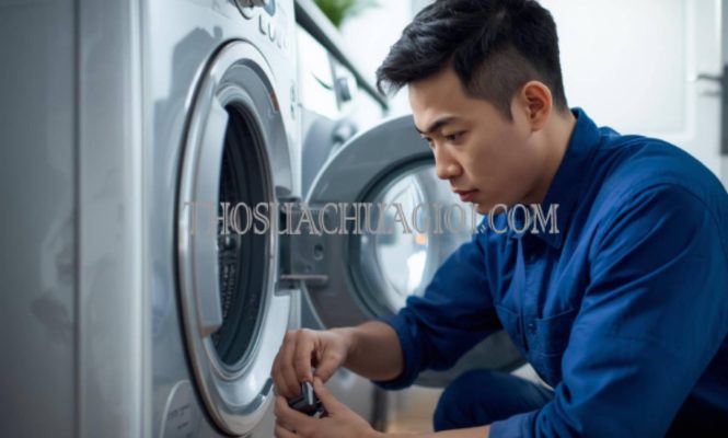 thợ sửa máy giặt tại chung cư hoàng anh gold house giá rẻ