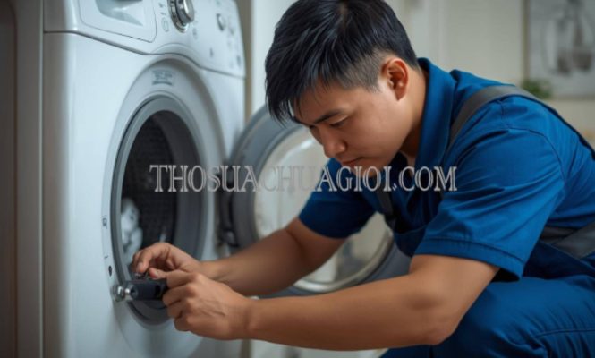 thợ sửa máy giặt tại chung cư khải hoàn giá rẻ