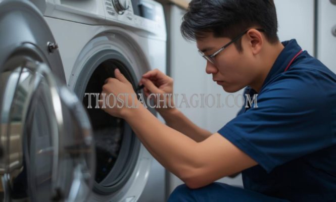 thợ sửa máy giặt tại chung cư khải hoàn uy tín