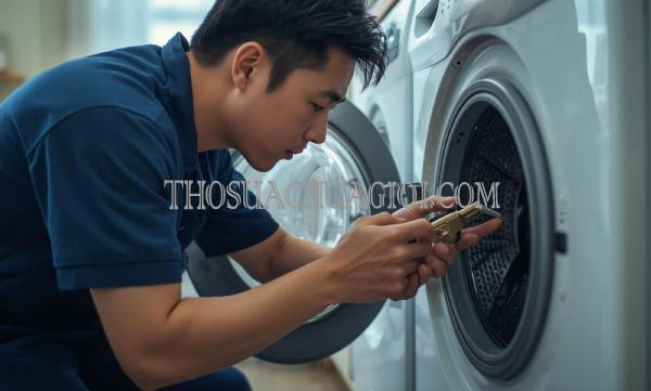 thợ sửa máy giặt tại chung cư king center