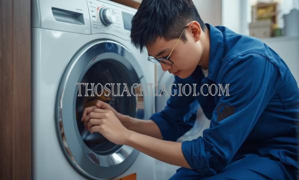 Thợ sửa máy giặt tại chung cư Phạm Viết Chánh giá rẻ 20 phút có mặt
