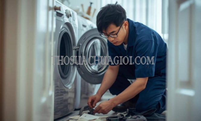 thợ sửa máy giặt tại chung cư sunshine diamond river giá rẻ