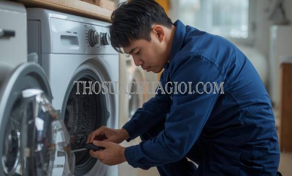 Thợ sửa máy giặt tại chung cư The Aspira uy tín 15 phút đến nơi