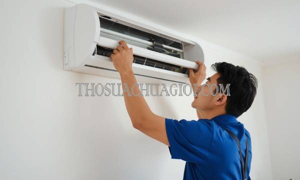 Thợ sửa máy lạnh KCN Mỹ Xuân liên hệ 10 phút có