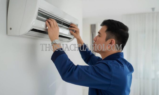 thợ sửa máy lạnh tại long thành giá rẻ