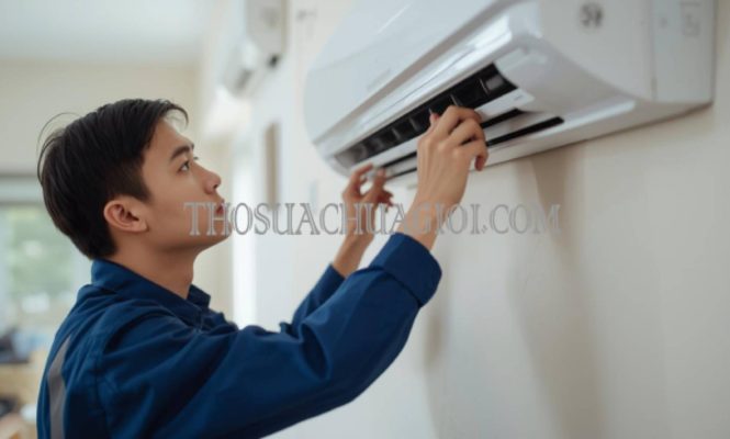 thợ sửa máy lạnh tại long thành uy tín