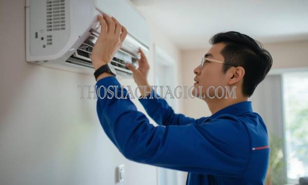 thợ sửa máy lạnh tại thủ dầu một uy tín