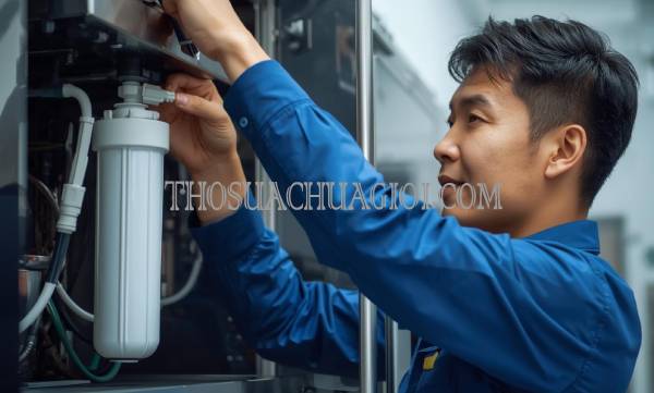 thợ sửa máy lọc nước phường trà câu