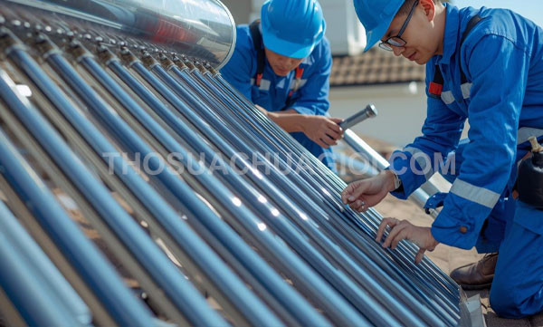 Thợ sửa máy nước nóng năng lượng mặt trời tại xã Tân Vĩnh Lộc