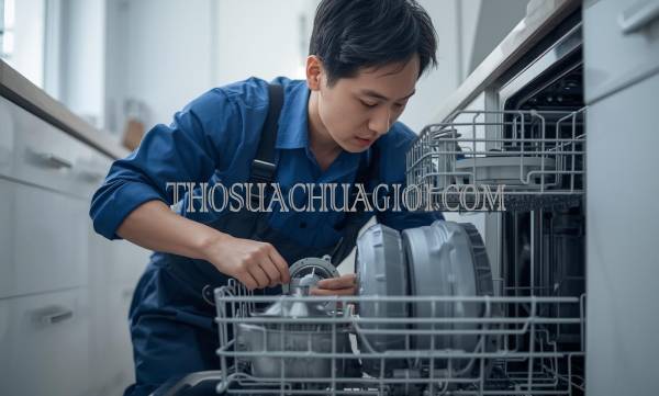 thợ sửa máy rửa chén kcn mỹ xuân giá rẻ