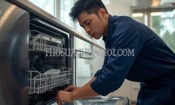 thợ sửa máy rửa chén phường cẩm thành