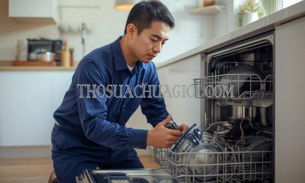 thợ sửa máy rửa chén phường nghĩa lộ