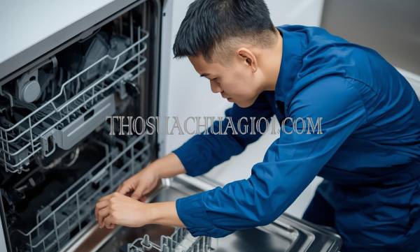 thợ sửa máy rửa chén phường rạch dừa giá rẻ
