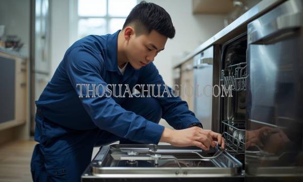 thợ sửa máy rửa chén phường rạch dừa uy tín