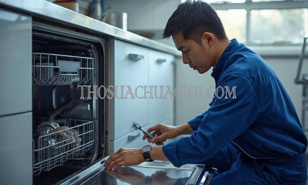 thợ sửa máy rửa chén phường sa huỳnh giá rẻ