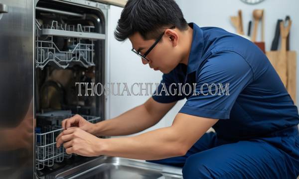 thợ sửa máy rửa chén phường tân hải giá rẻ