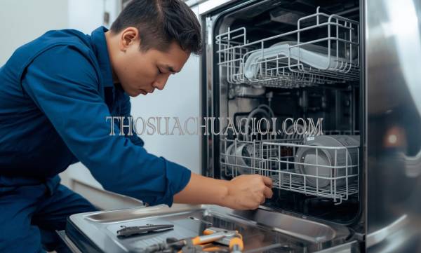 thợ sửa máy rửa chén phường tân phước giá rẻ