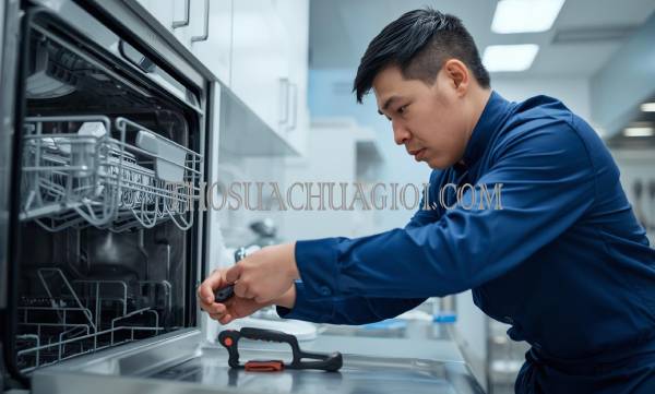 thợ sửa máy rửa chén phường trương quang trọng giá rẻ