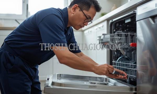 thợ sửa máy rửa chén phường trương quang trọng
