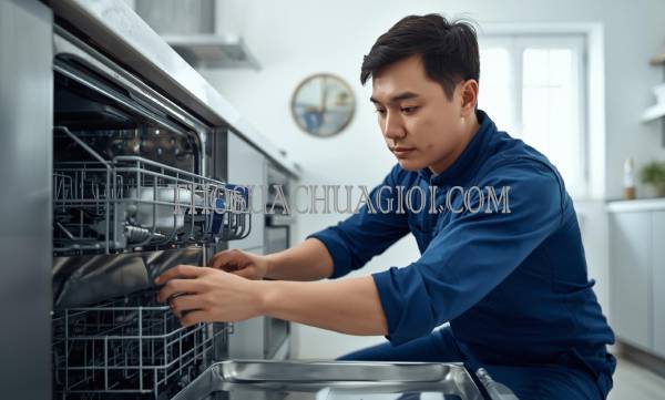 Thợ sửa máy rửa chén tại Bắc Giang giá rẻ 20 phút có mặt