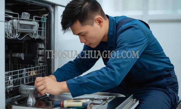 thợ sửa máy rửa chén tại cái mép giá rẻ