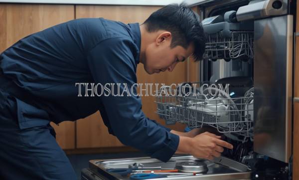 thợ sửa máy rửa chén tại đất đỏ giá rẻ