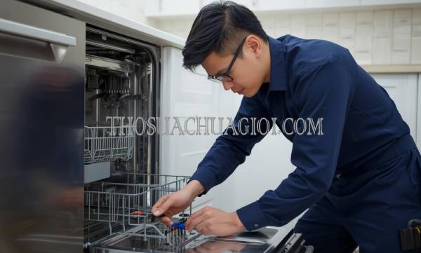 Thợ sửa máy rửa chén tại Huế giá rẻ 20 phút có mặt