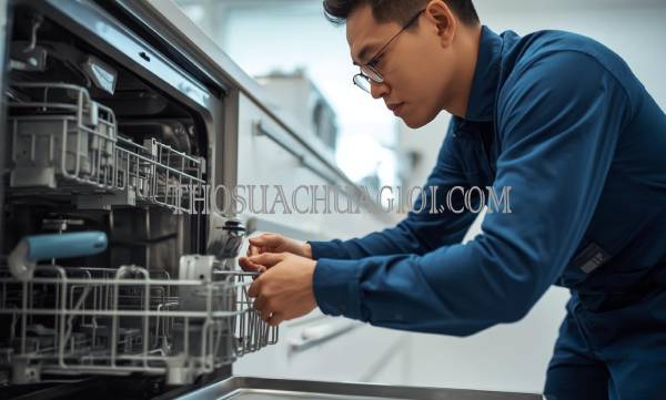 thợ sửa máy rửa chén tại pleiku