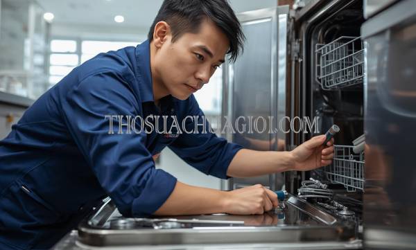 thợ sửa máy rửa chén tại thủ dầu một giá rẻ