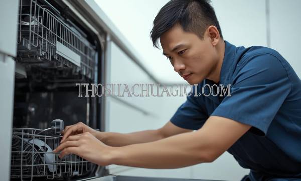 thợ sửa máy rửa chén tại thủ dầu một uy tín