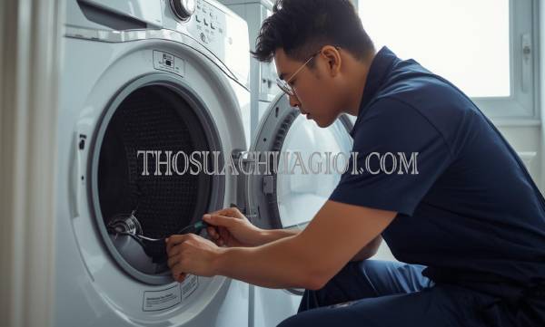 Thợ sửa máy sấy quần áo tại Bắc Giang giá rẻ 20 phút có mặt