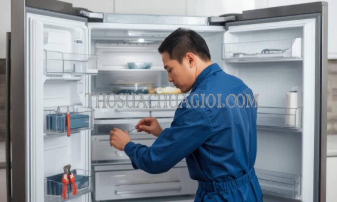 thợ sửa tủ lạnh tại chung cư him lam nam khánh uy tín
