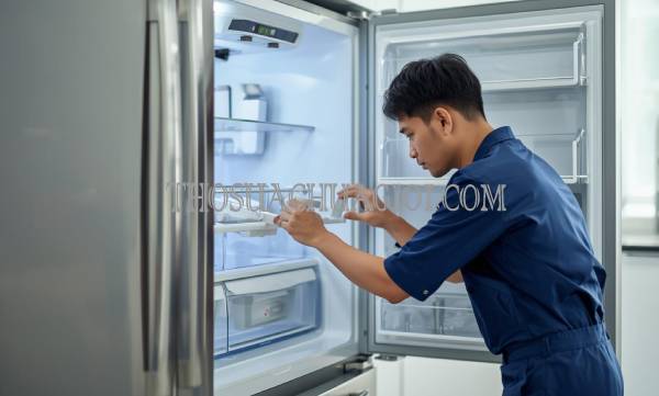 thợ sửa tủ lạnh tại chung cư hoàng anh gold house uy tín
