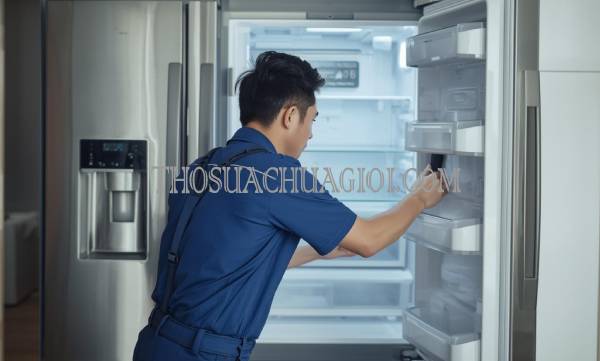 thợ sửa tủ lạnh tại chung cư hoàng anh gold house