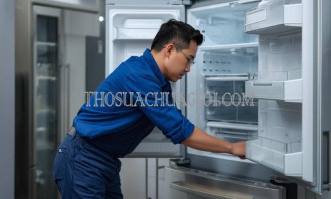 thợ sửa tủ lạnh tại chung cư king center